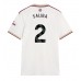 Arsenal William Saliba #2 Tredjedrakt 2025-26 Korte ermer